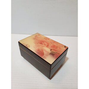 Vintage Gunther Mele plastic jewelry box. Jewellery . Vintage wooden jewellery